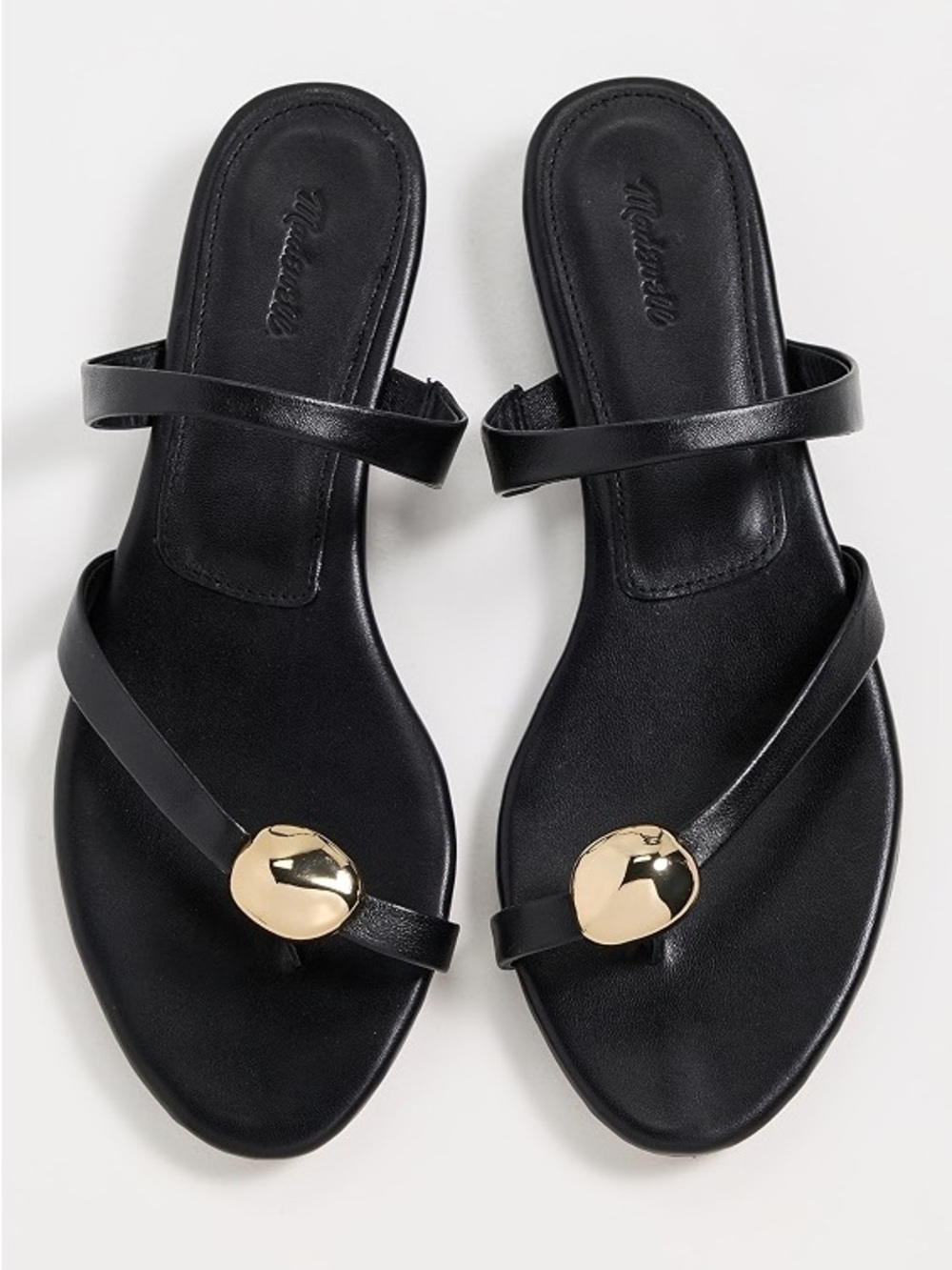 Madewell Mila sandal - black, size 9.5 - Like new!
